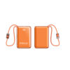 orange 10000mAh mini power bank design