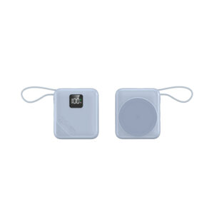 Magnetic Fast-Charging Power Bank with Built-in Cable
