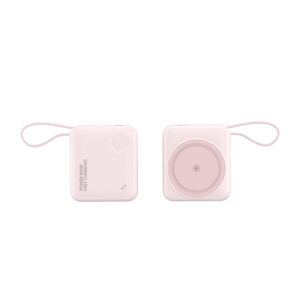 pink 10000mAh magnetic wireless power bank