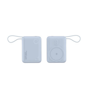 baby-blue magnetic wireless power bank