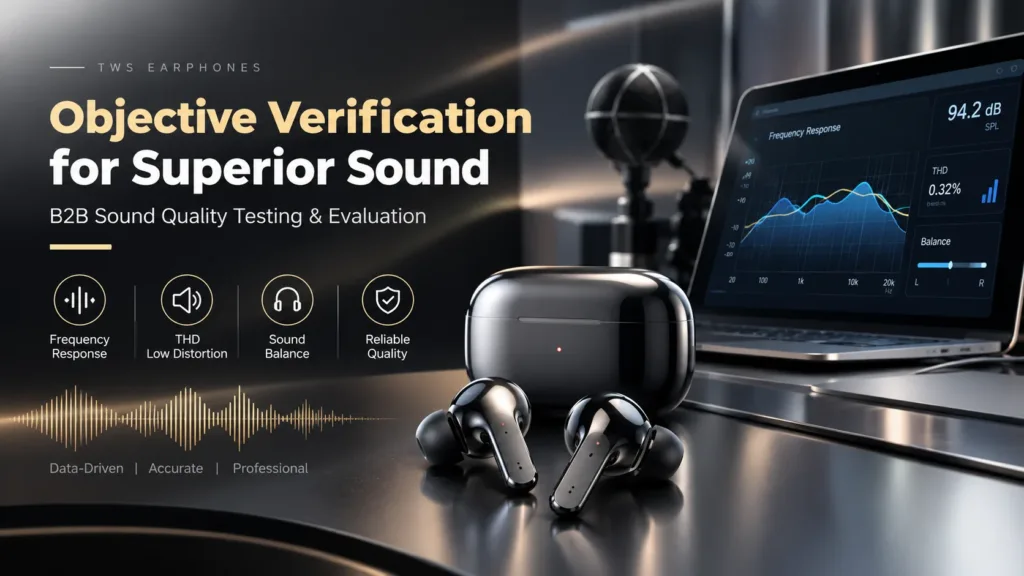 B2B Verification Methods for TWS Earphone Sound Quality